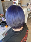 ショートボブ【ブルーバイオレット】