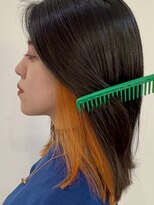 テオト(teoto.)&nbsp;インナーカラーオレンジ