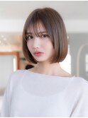 切りっぱなし/くびれヘア/レイヤーボブ