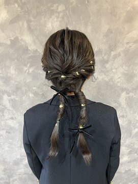 エクラ(ecla) 【ヘアセット】ツインアレンジ