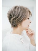 アッシュカラーショート