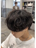 ノイセル 西本町(Noisyle)&nbsp;大流行☆シャドウパーマショートウルフメンズマッシュ