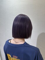 アジールヘア 池袋東口店(agir hair)&nbsp;ブリーチ１回ディープパープルカラー