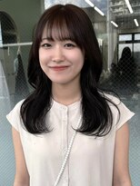 イロウ 天神大名店(IROW)&nbsp;韓国ヘア　くびれ　レイヤーカット　アッシュカラー【天神大名】