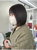 ［ナチュラルボブ/切りっぱなしボブ/前下がりボブ］