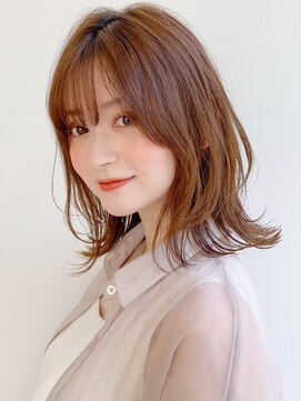 エトラ 渋谷店(etora) 前髪 外ハネボブ ワイドバング イメチェン 美髪"