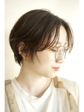 トリッカ 銀座(tricca) 丸みショート/ハンサムショート/マロンブラウン/