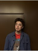 テーパーフェードスパイキースタイル