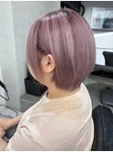 ピンクアッシュカラー　美由紀