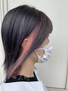 シャルティア 岩国(SHALLTIA) インナーカラー/アクセサリーカラー/デザインカラー/ピンク