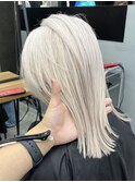 【GEEKS渋谷】ホワイト/ハイトーン/ブリーチ/ウルフカット
