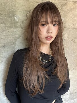 サイン 表参道(SIGN) 韓国ヘアグレージュカラーブリーチ無し髪質改善透明感カラー