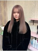 奈川/ワンホンレイヤー/ミルクティーブロンド/ダークブルー/栄