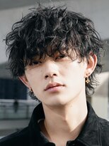 フィフス 大分(fifth)&nbsp;大分シャドウパーマメンズカットラウンドマッシュツーブロック