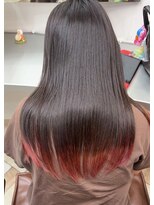 ヘアーサロンアンク(hair salon anc)&nbsp;夏休み初日のエンドカラー