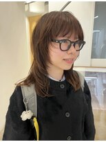 ナヌークカフラ(nanuk kafla)&nbsp;ちょっとウルフっぽいようなでもナチュラルなレイヤーカット