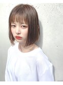 (ATENA AVEDA) ベージュボブ