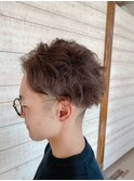 くせ毛を活かしたダブルカラー&カット