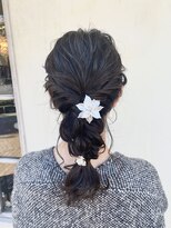 エイミーバイアフロート(amie  by afloat)&nbsp;◇ 黒髪でも映える！ダウンスタイルアレンジ