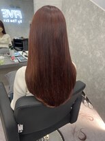 ファイブバイジエクト 堀江(FIVE by The Ect)&nbsp;美髪◎艶髪◎ピンクベージュピンクブラウンミディアムロング