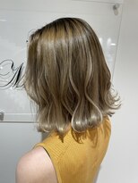 メモリーズ(Memories)&nbsp;【Memories】切りっぱなしボブ×カーキベージュ