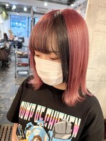 トロニー(TLONY)&nbsp;ピンクカラー　デザインカラー　stylist/miaki