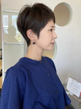 ヘアメイク シンズ レインボー(Hair Make SHIN'S RAINBOW) ショートボブ/大人巻き/ぷつっとボブ/ナチュラルモード/高松