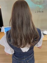ローレン(LOREN) グレージュカラーミルクティーカラーインナーカラーダブルカラー