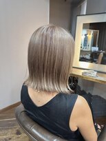 ヘアアンドメイク エジェリ(hair&make egerie) 【外ハネボブ/ブリーチ/ベージュ/恵比寿/20代/30代/40代/50代】