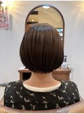 襟足スッキリショートボブ