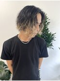 メンズカット グラデーション バレイヤージュ パーマ
