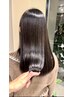 似合わせカット＋髪質改善ストレート＋ケアカラー￥35200（2～3回目10％off ）
