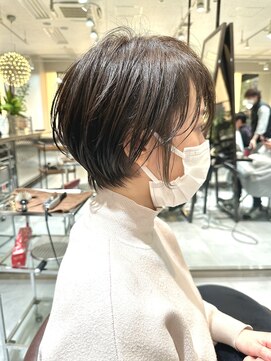 ラボー ノースプラザ店(LA'BO) 【LA'BO三浦】ナチュラルブラウンショート