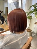 ピンクブラウン/ボブ