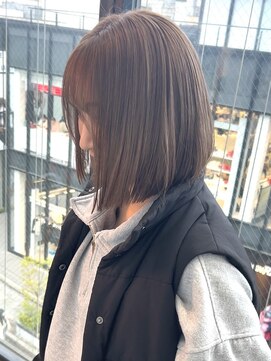ロンド 表参道店(Lond) ボブ 切りっぱなしボブ タッセルボブ ハイトーンボブ 美髪