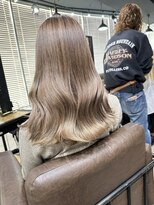 アルカナ 明治神宮前原宿(ARCANA)&nbsp;切りっぱなしボブ エアリーロング 美髪 ピンクブラウン