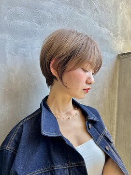 ナンバー 六本松(Number) 大人可愛い20代30代40代丸みショートボブ/髪質改善/ハイライト