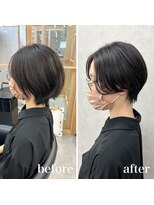 ヘアサロン ドットプラス 町田店(dot. plus)&nbsp;【中西里美】骨格修正ショート
