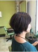 骨格補正ショートボブ