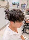 メンズカット　シャドウパーマ