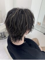 ヘアポジションにかほ&nbsp;メンズハイライトカラー