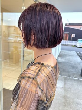 ヒビカ(HIBIKA) チェリーレッド×ミニボブ