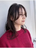 メルティカラー似合わせカットマロンベージュ_F20457