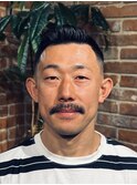 仙台 バーバースタイル サイドパート フェード