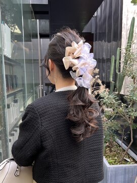 シェリ ヘアデザイン(CHERIE hair design) ポニーテールヘアアレンジ