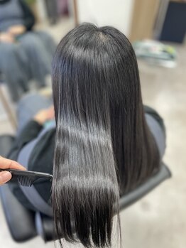 リメンテ 松阪店(REMENTE)の写真/髪質改善トリートメントで髪の芯から潤いを与え、艶めく美シルエットへ☆毎日のお手入れも簡単に◎