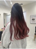 ピンクベージュグラデーション