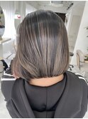 ハイライトボブスタイル