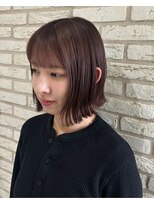 エトワール(Etoile HAIR SALON) パツット外はねボブ×ダブルカラー