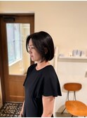 顎下大人ボブ